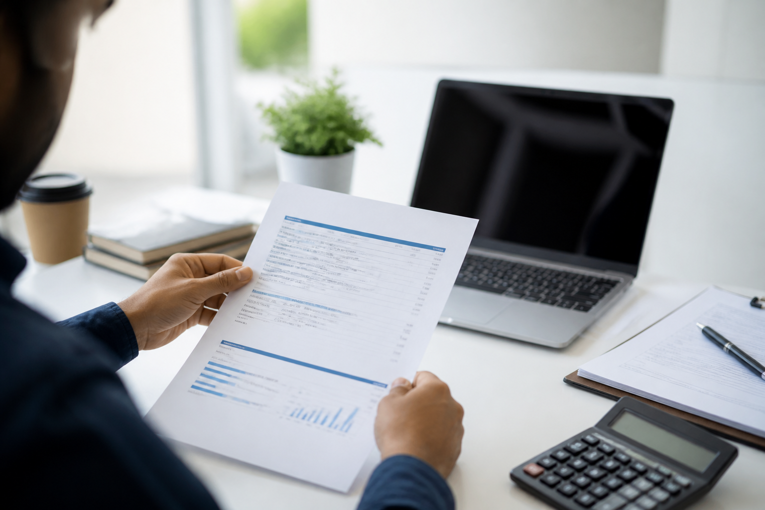 Reviewing tax documents